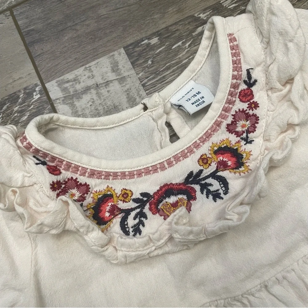 Old Navy 12-18M Muslin Boho Dress